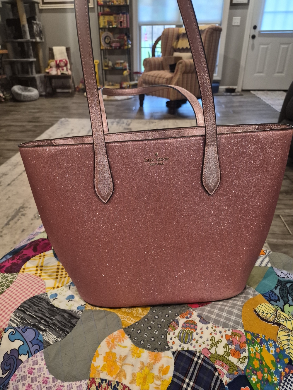 kate spade Pink Glitter Tote